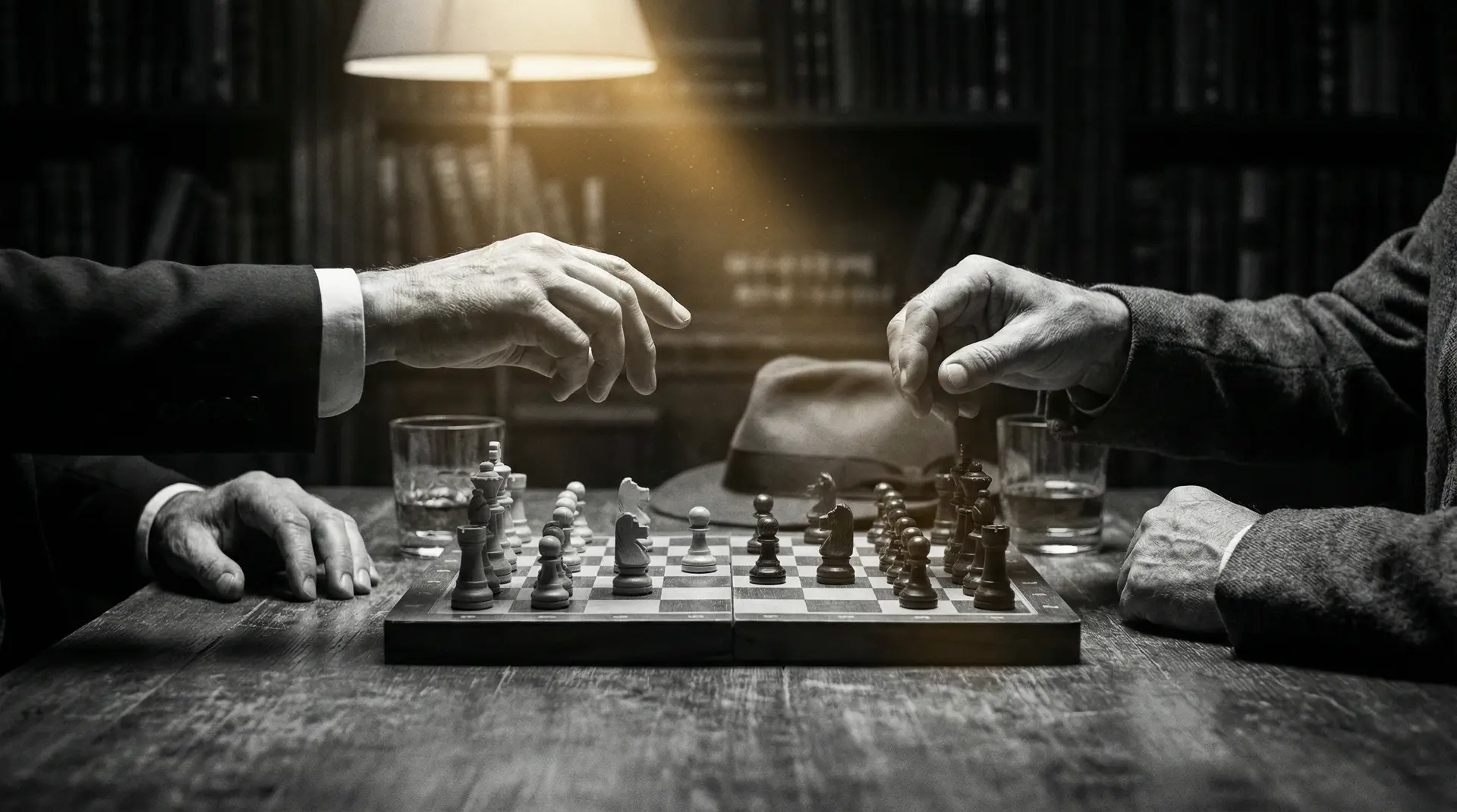 猪猪侠8 艺术探索系列 - 非线性叙事，棋盘上的对弈象征命运的交错
